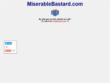 Tablet Screenshot of miserablebastard.com